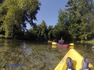 Kayaking down the Crystal River in Glen Arbor Michigan - Leelanau Peninsula Visitors Guide
