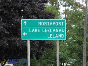 Northport and Leland sign - Leelanau Peninsula Visitors Guide