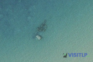 Shipwreck in Lake Michigan off of the Leelanau Peninsula