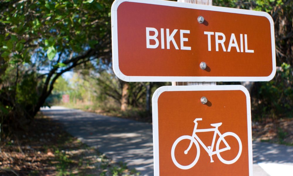 Bike Trail Sign - Leelanau Peninsula Visitors Guide