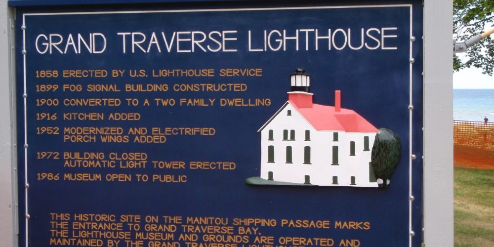 What is the history of the Grand Traverse Lighthouse?